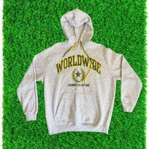 Men’s “Worldwide” Gray Hoodie